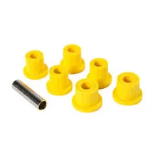 OMESB118 – ARB USA Leaf Spring Bushing, Yellow Polyurethane With Six Two Piece Bushing Sets With Sleeve